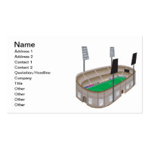 Soccer Stadium Business Card