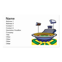 Soccer Stadium Business Card Templates