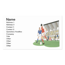 Soccer Stadium Business Cards