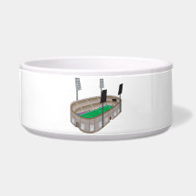 Soccer Stadium Dog Food Bowl