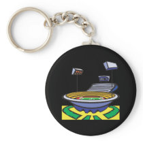 Soccer Stadium Keychains