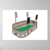 Soccer Stadium Posters