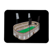 Soccer Stadium Flexible Magnets