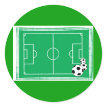 soccer-stadium round sticker