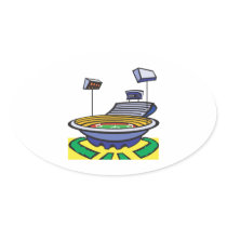Soccer Stadium Sticker