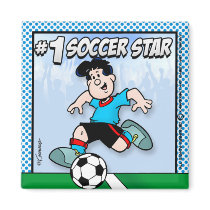 Soccer Star Boy magnets by Kasey_and_Company Soccer Star Boy magnets
