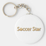 Soccer Star Keychain