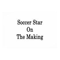 Soccer Star On The Making Poster