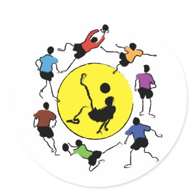 Soccer stickers