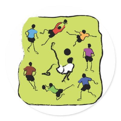 Soccer stickers