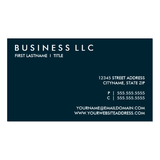 soccer summerscene business card (back side)