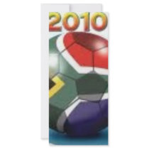 Soccer Team Gear Customized Rack Card