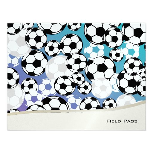 Soccer Theme Response Card Personalized Invitations