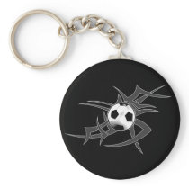 Soccer Tribal  Keychain