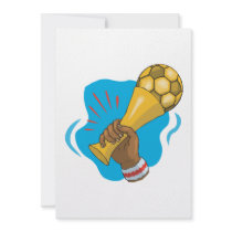 Soccer Trophy Invitations