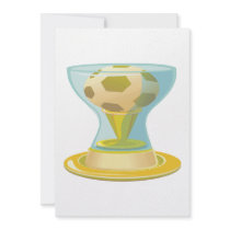 Soccer Trophy Custom Invitations