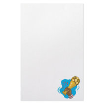 Soccer Trophy Custom Stationery
