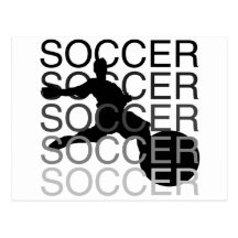 SOCCER Tshirts and Gifts Post Card