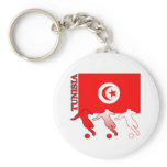 Soccer Tunisia Keychain