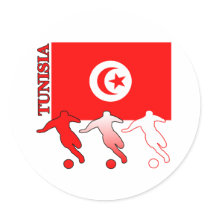 Soccer Tunisia Sticker