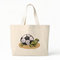 Soccer Turtle Canvas Bags