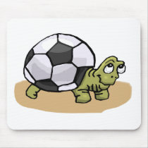 Soccer Turtle mousepads