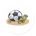 Soccer Turtle stickers by CelebrationZazzle Soccer Turtle stickers
