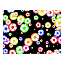 Soccer Wallpaper Postcard