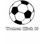 soccer, Women Kick It Tshirt