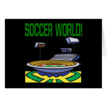 Soccer World Greeting Card
