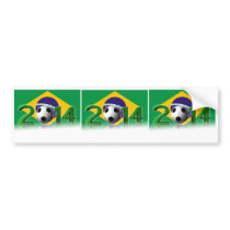Soccer World Championship 2014 Bumper Stickers