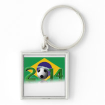 Soccer World Championship 2014 Keychain