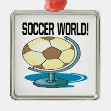 Soccer World Christmas Ornaments