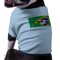 Soccer World Cup 2014 Doggie T Shirt