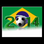 Soccer World Cup 2014 postcards