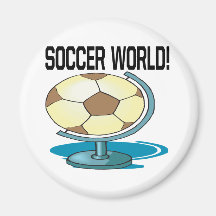 Soccer World Fridge Magnets