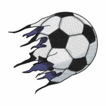 Soccerball embroidered shirts