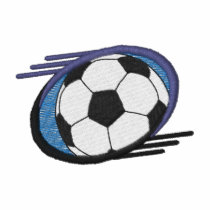 Soccerball embroidered shirts