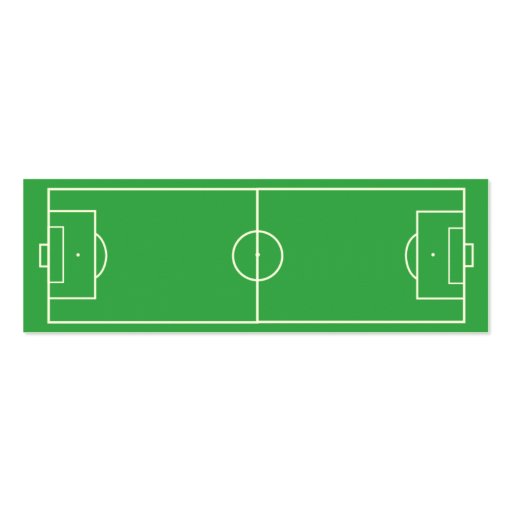 Soccerfield - Skinny Business Card Template (back side)