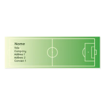 Soccerfield - Skinny Business Card Template