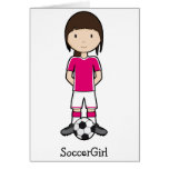 SoccerGirl Greeting Card