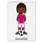 SoccerGirl Greeting Cards