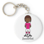 SoccerGirl Key Chain