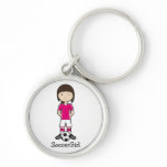 SoccerGirl Keychains