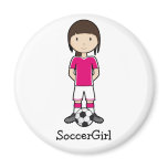 SoccerGirl Magnets
