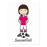 SoccerGirl Post Card