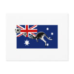 socceroos flag of Australia gifts Post Card