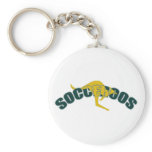 Socceroos kangaroos logo for Australians Keychains
