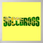 Socceroos New Australian flag logo Gifts Poster