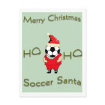soccersanta postcard